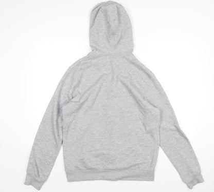 Mens UK Size M Easy Grey Full Zip Hoodie
