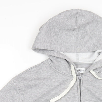 Mens UK Size M Easy Grey Full Zip Hoodie
