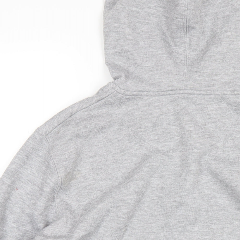 Mens UK Size M Easy Grey Full Zip Hoodie