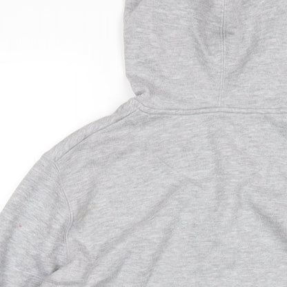 Mens UK Size M Easy Grey Full Zip Hoodie