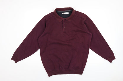 Mens UK Size S EWM Purple Pullover Sweatshirt