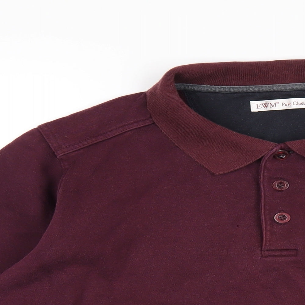 Mens UK Size S EWM Purple Pullover Sweatshirt
