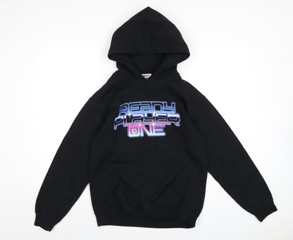 Ready Player One Boys Black Cotton Pullover Hoodie Size S Pullover