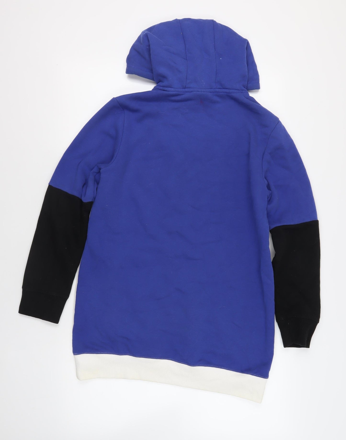 PlayStation Girls Blue Colourblock Cotton Pullover Hoodie Size 14-15 Years Pullover - Logo Pockets