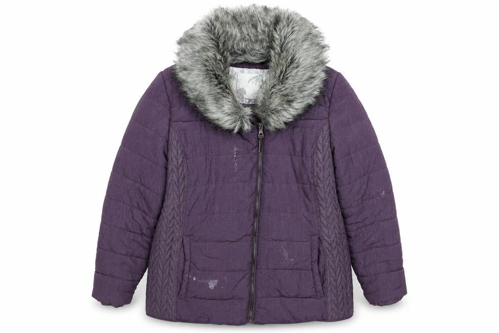 Womens UK Size 20 RJR.John Rocha Purple Quilted Coat