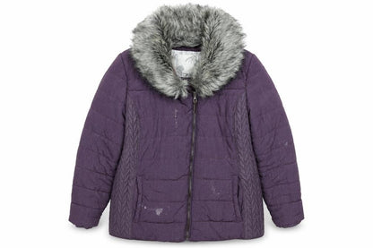 Womens UK Size 20 RJR.John Rocha Purple Quilted Coat