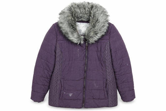 Womens UK Size 20 RJR.John Rocha Purple Quilted Coat