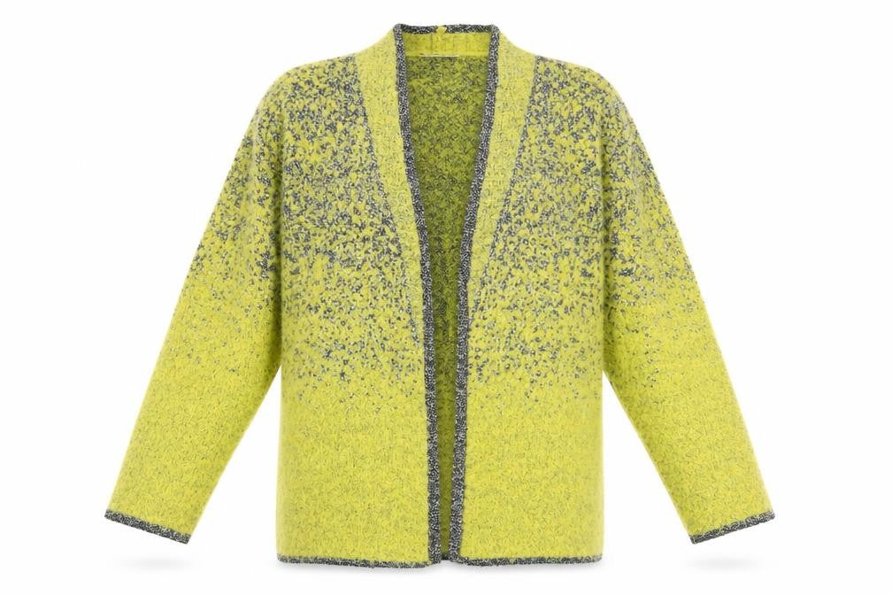 Womens UK Size M Chianti Green Cardigan Jumper