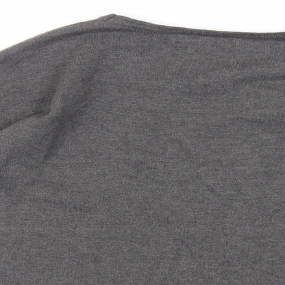 Womens UK Size M Alexara Grey Pullover Jumper