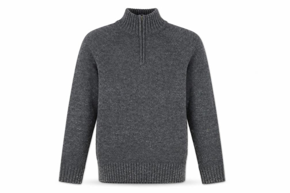 Mens UK Size S HOWICK Grey Pullover Jumper