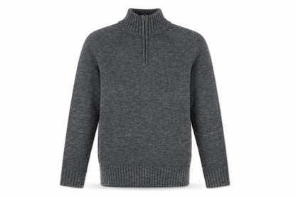Mens UK Size S HOWICK Grey Pullover Jumper