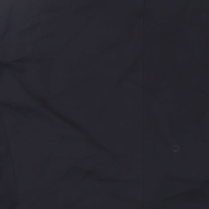 Balmain Mens Black Wool Jacket Suit Jacket Size 44 Regular