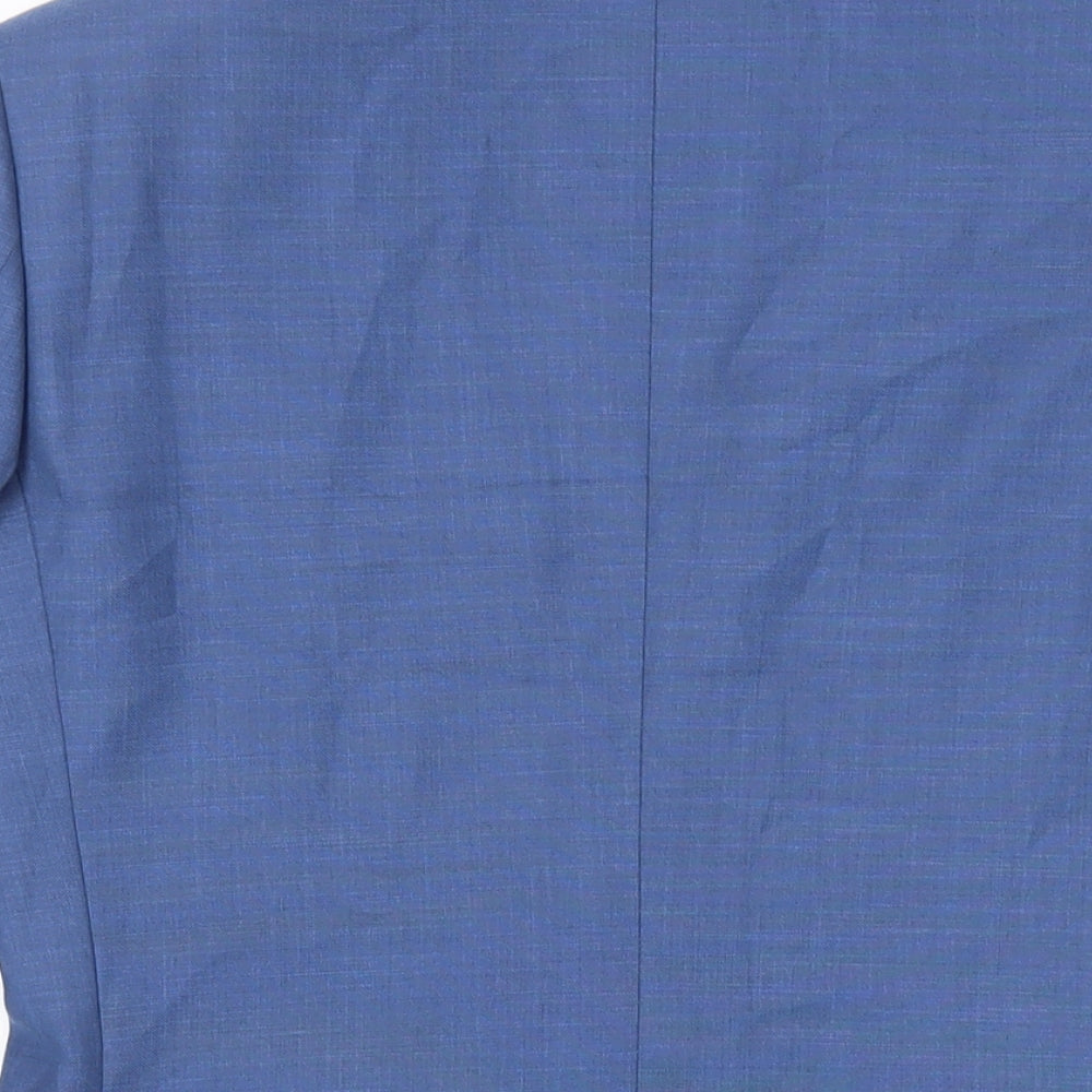 Mens UK Size 36 Burton Regular Blue Suit Jacket