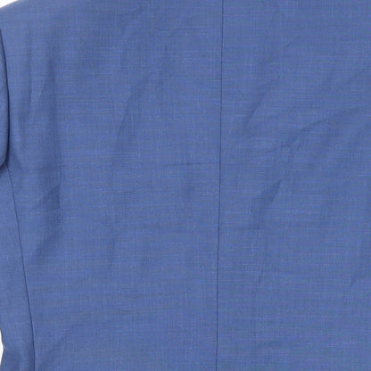 Mens UK Size 36 Burton Regular Blue Suit Jacket