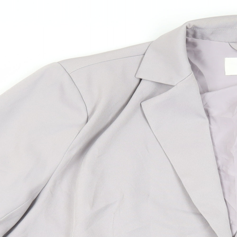 4th Reckless Womens Purple Jacket Blazer Size 14 Button