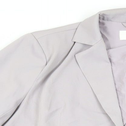 4th Reckless Womens Purple Jacket Blazer Size 14 Button