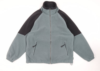 Wynnster Mens Green Jacket Size L Zip - Logo Windproof Breathable