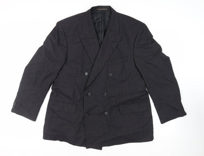 Mens UK Size 46 Marks and Spencer Regular Black Suit Jacket