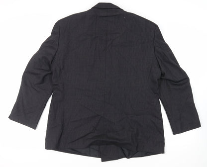 Mens UK Size 46 Marks and Spencer Regular Black Suit Jacket
