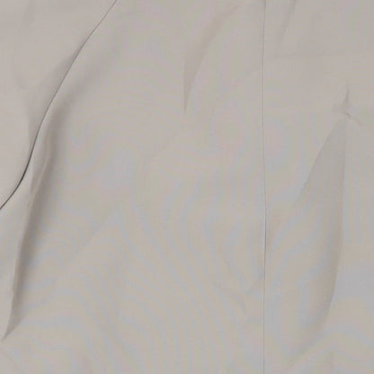 Ronald Skermer Womens Beige Overcoat Coat Size L Button - Vintage Lightweight
