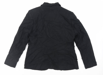Womens UK Size 14 Classic Black Jacket