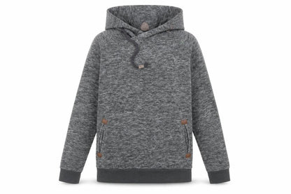 Sublevel Womens Grey Polyester Pullover Hoodie Size L Pullover