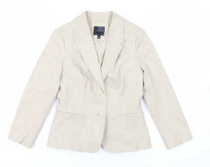 The Limited Womens Beige Jacket Blazer Size XS Button