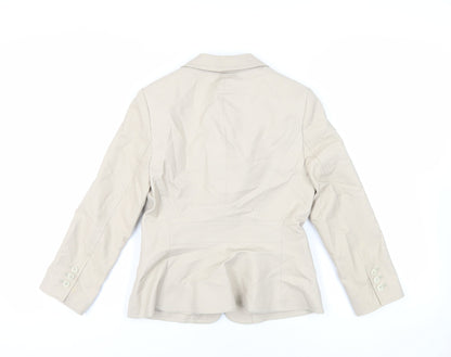 The Limited Womens Beige Jacket Blazer Size XS Button