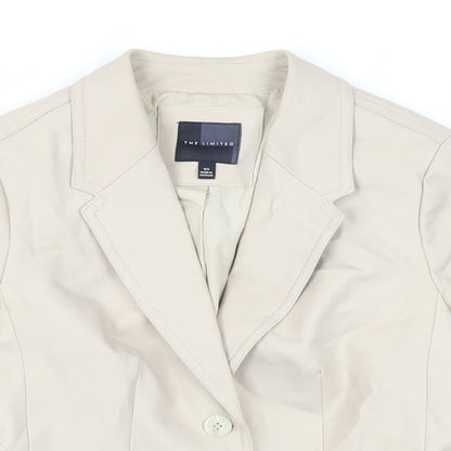 The Limited Womens Beige Jacket Blazer Size XS Button