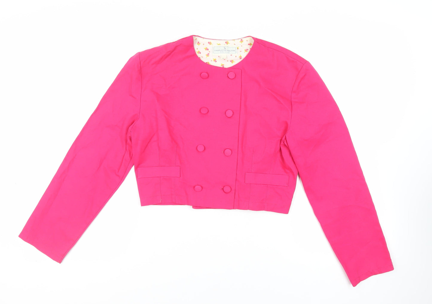 Womens UK Size 14 Charlotte Halton Pink Jacket