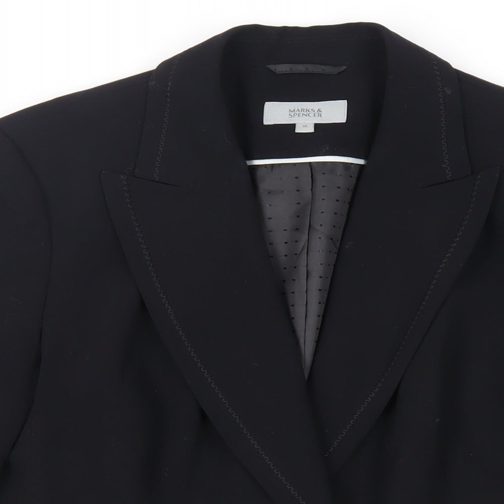 Womens UK Size 16 Marks and Spencer Black Jacket