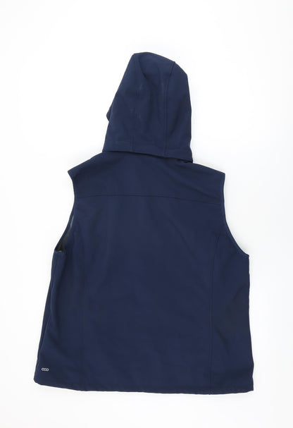 33,000ft Mens Blue Gilet Coat Size 2XL Zip