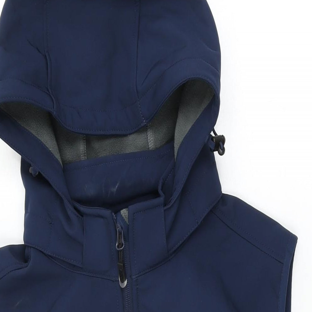 33,000ft Mens Blue Gilet Coat Size 2XL Zip