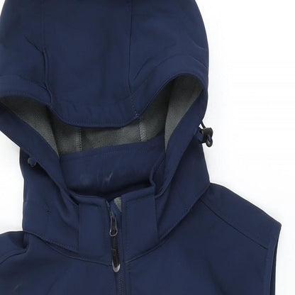 33,000ft Mens Blue Gilet Coat Size 2XL Zip