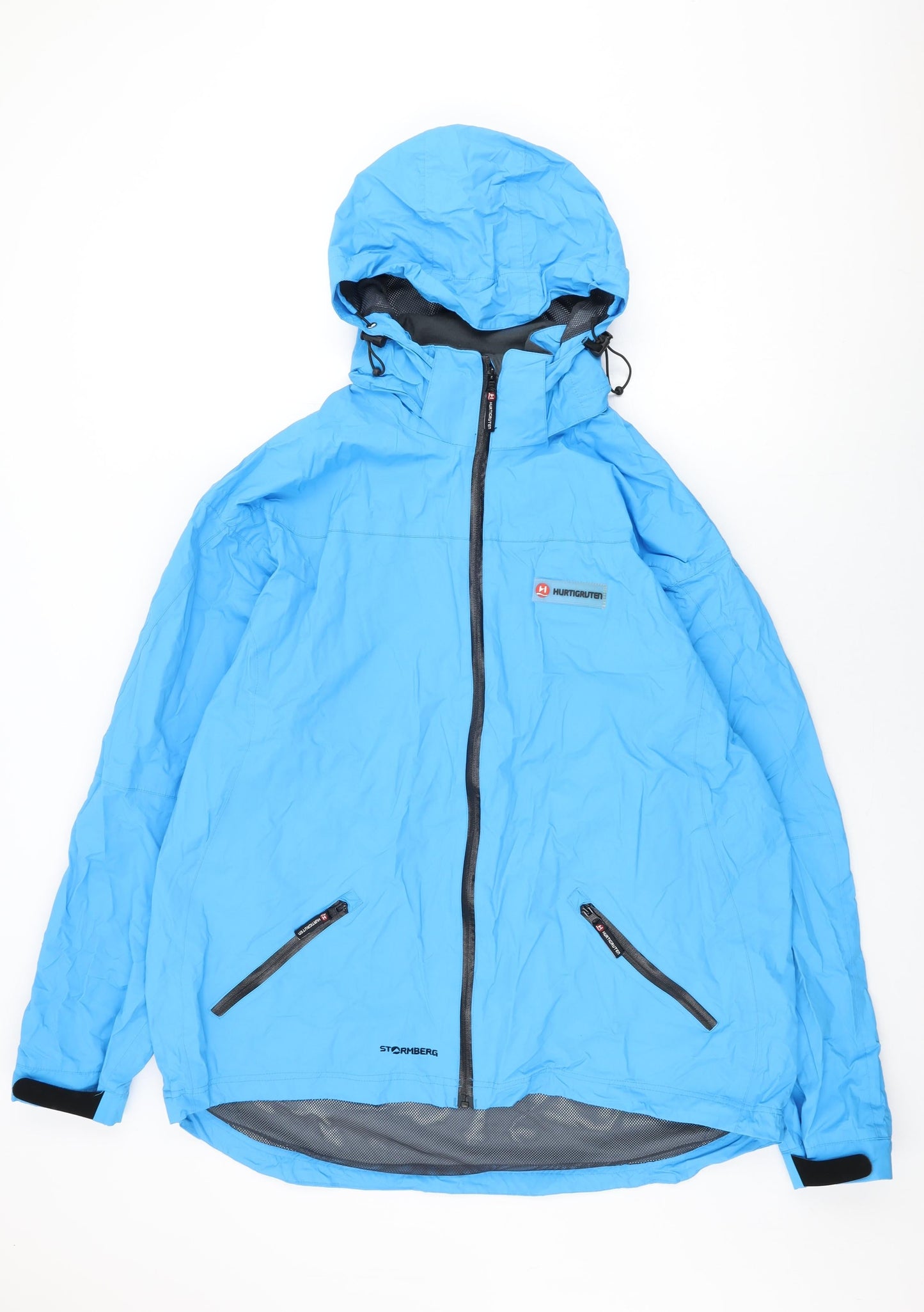 Stormberg Womens Blue Rain Coat Coat Size XL Zip