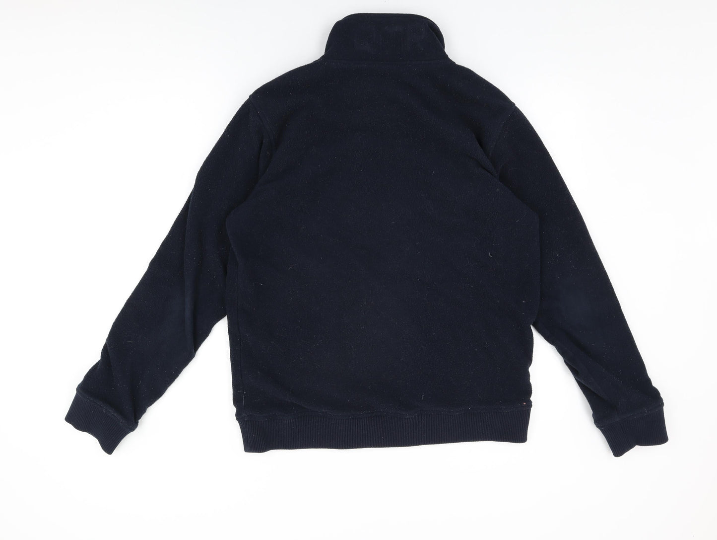 Womens UK Size M Quebramar Black Full Zip Sweatshirt