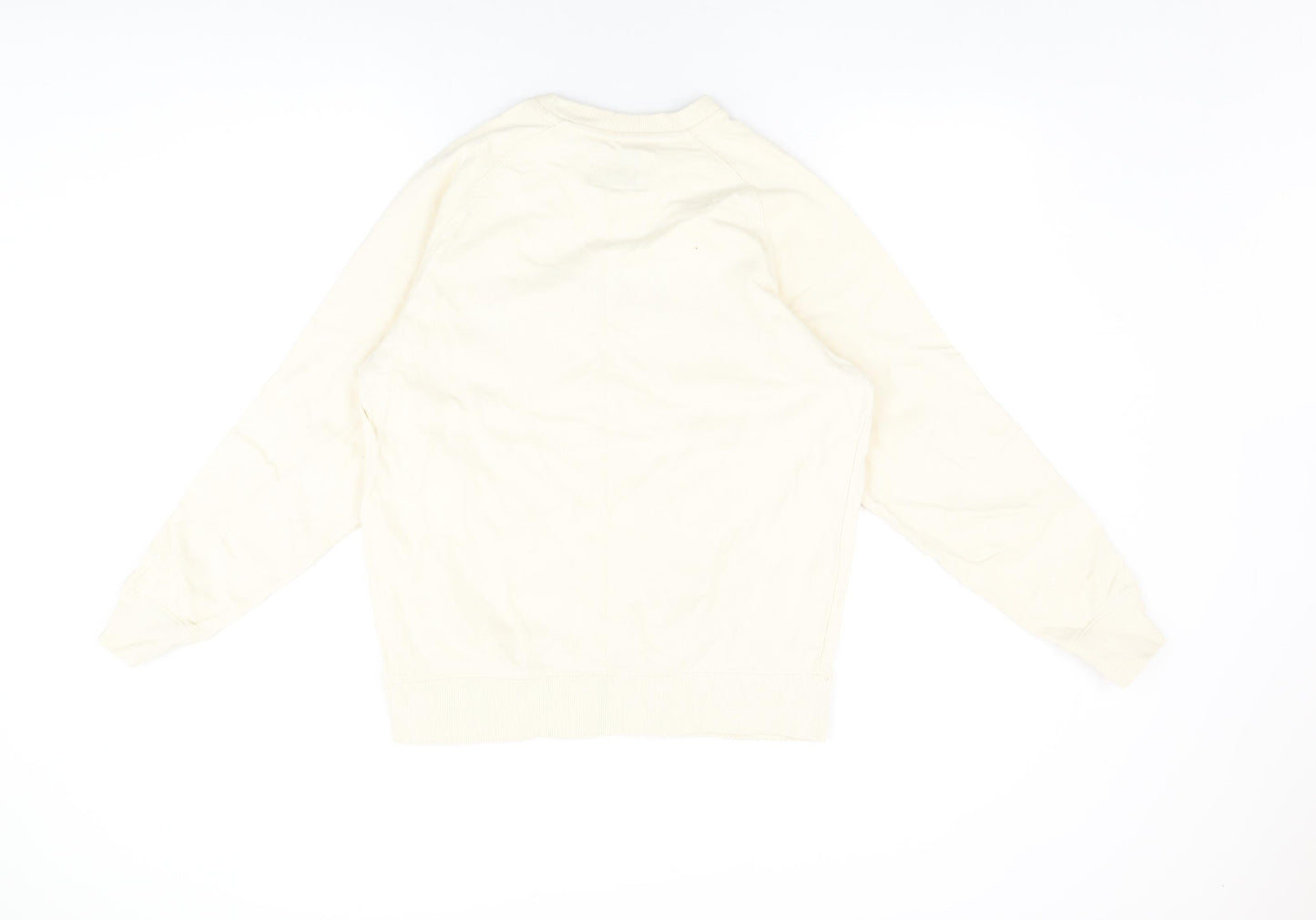 The Stronghold Womens Ivory Cotton Pullover Sweatshirt Size S Pullover - Los Angeles