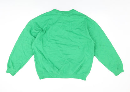 Mens UK Size L Star Wars Green Pullover Sweatshirt
