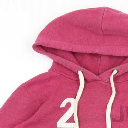 Womens UK Size 8 Jack Wills Pink Pullover Hoodie