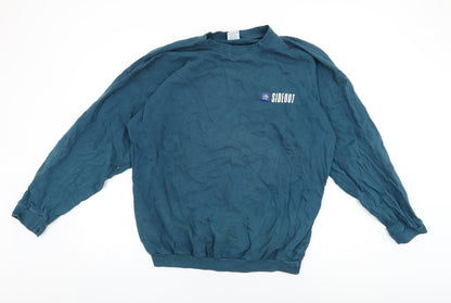 Sideout Mens Blue Cotton Pullover Sweatshirt Size XL