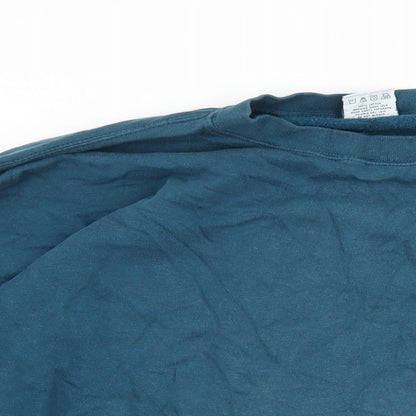 Sideout Mens Blue Cotton Pullover Sweatshirt Size XL