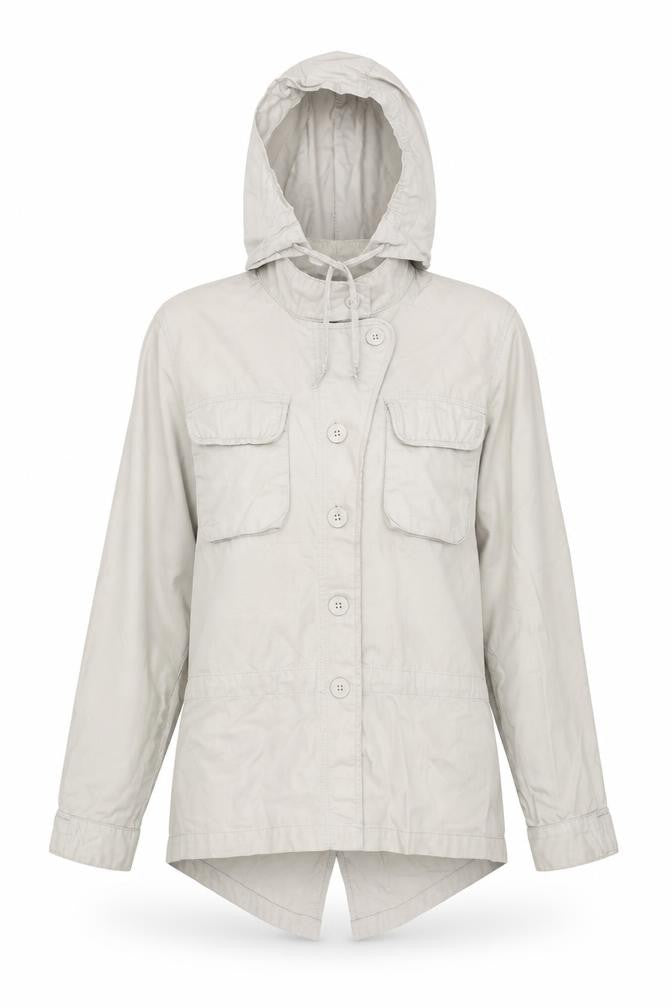 Gap Womens Beige Jacket Coat Size M Zip
