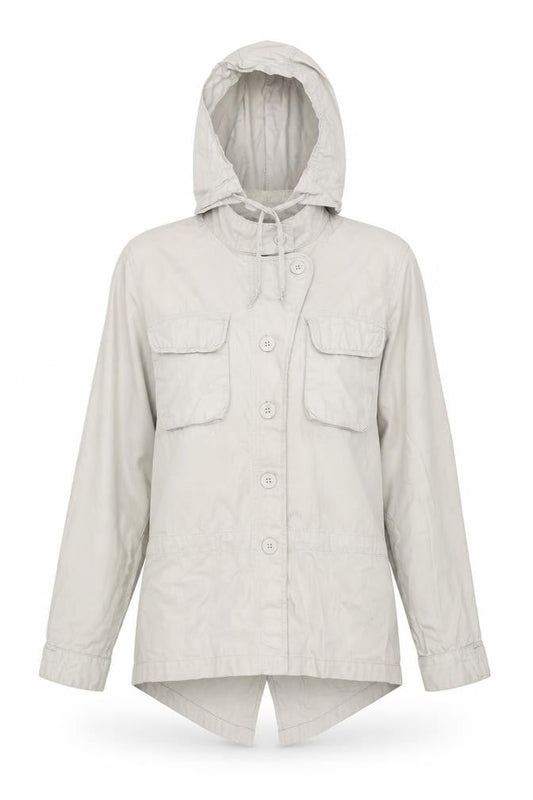 Gap Womens Beige Jacket Coat Size M Zip