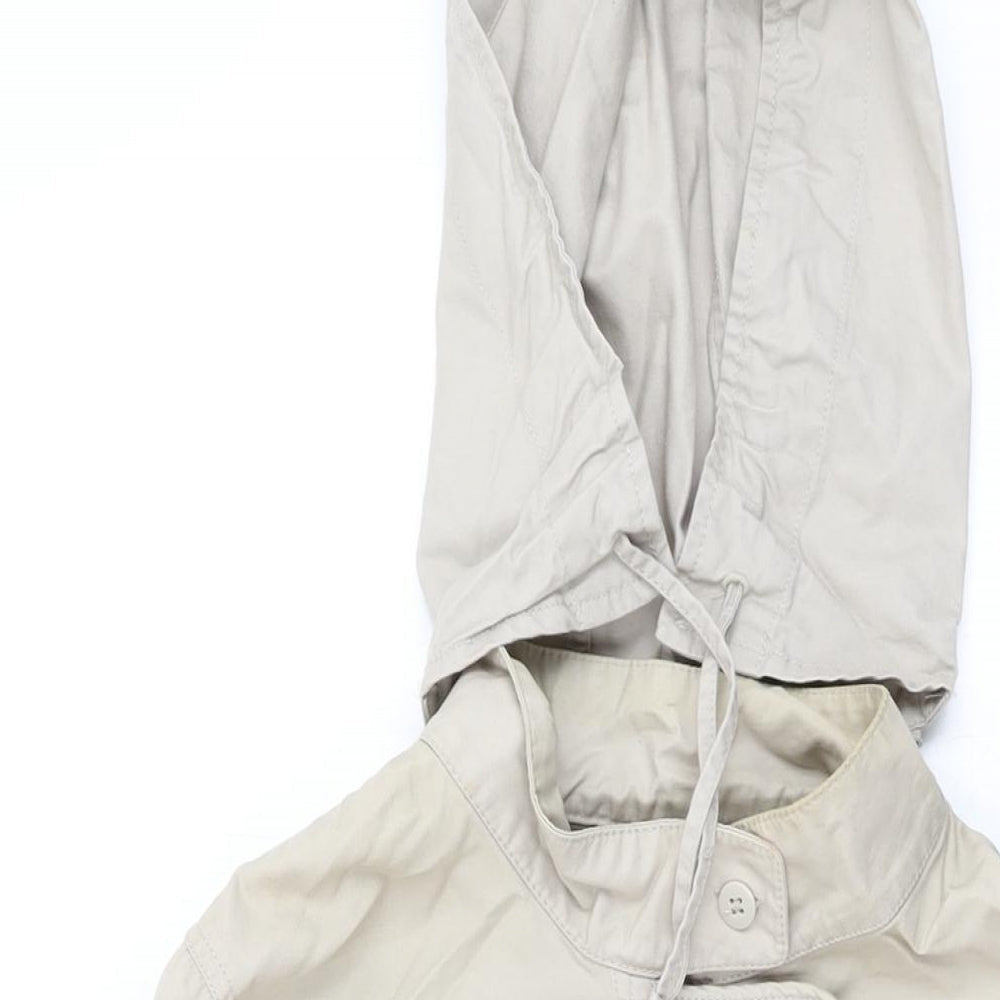 Gap Womens Beige Jacket Coat Size M Zip