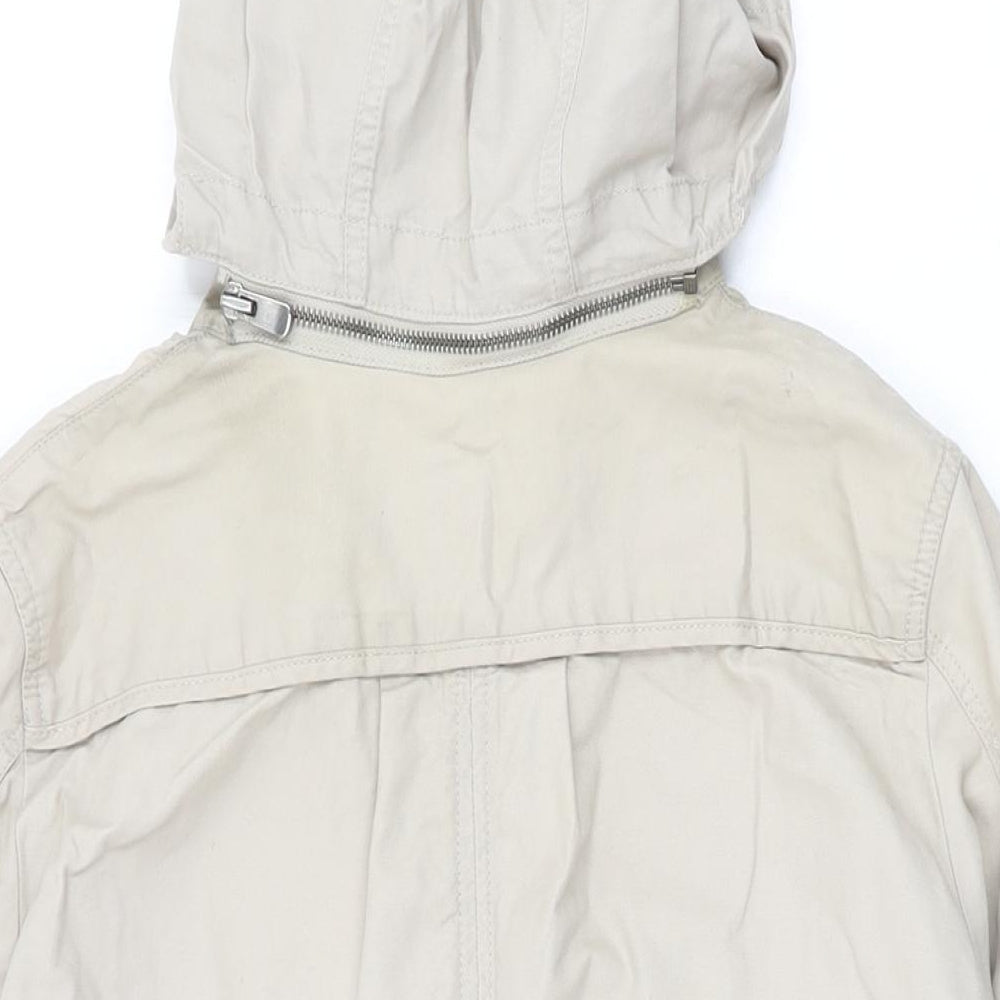 Gap Womens Beige Jacket Coat Size M Zip