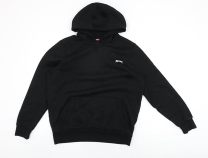 Mens UK Size S Slazenger Black Pullover Hoodie