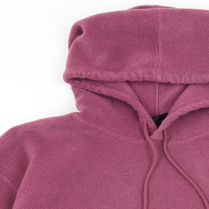 Cotton Traders Womens Pink Polyester Pullover Hoodie Size L Pullover