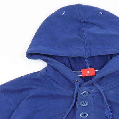 Mens UK Size M Slazenger Blue Pullover Hoodie