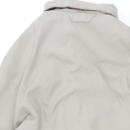 Douglas Womens Beige Overcoat Coat Size 14 Zip