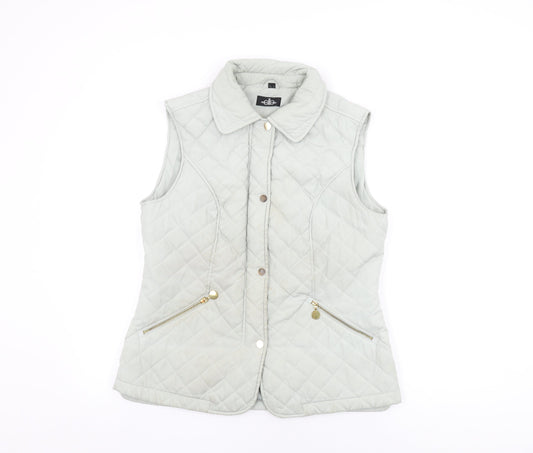 Womens UK Size 12 David Barry Green Gilet